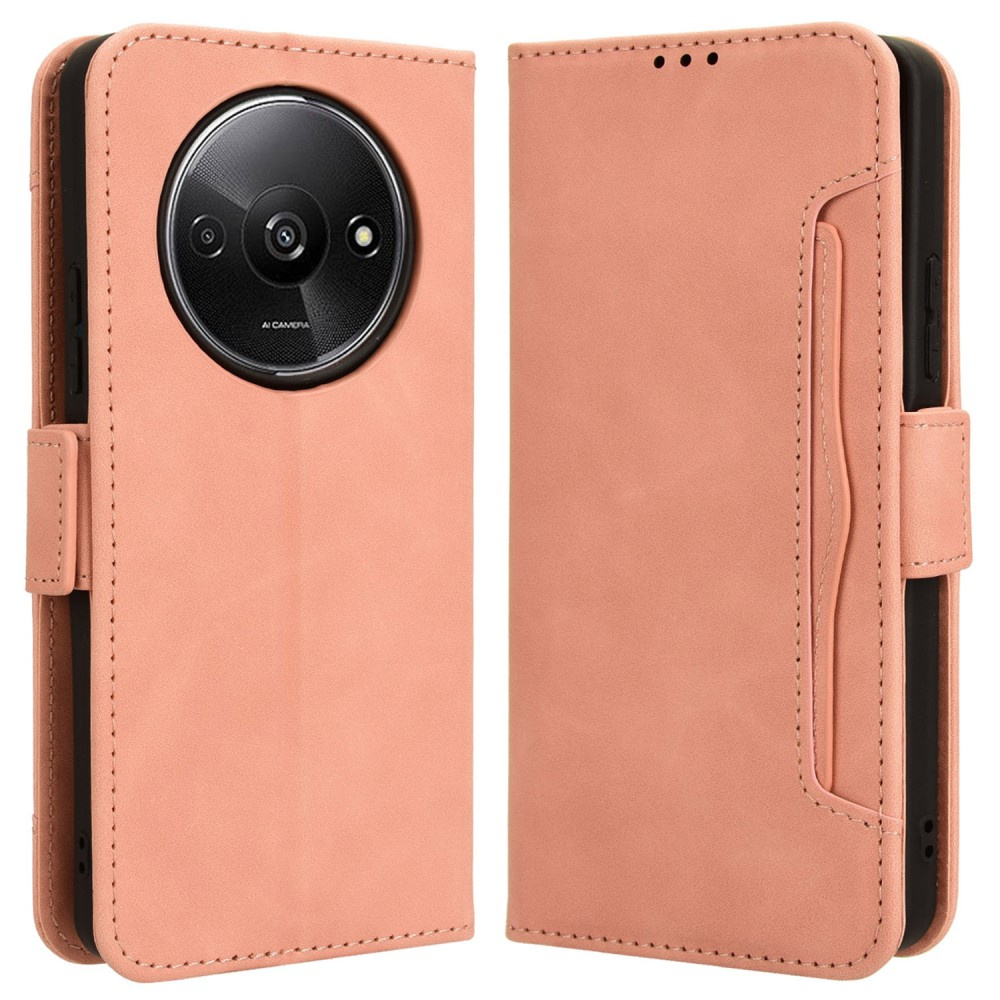 Klapphülle Für Xiaomi Redmi A3, Mit Kartenfach, Pink
