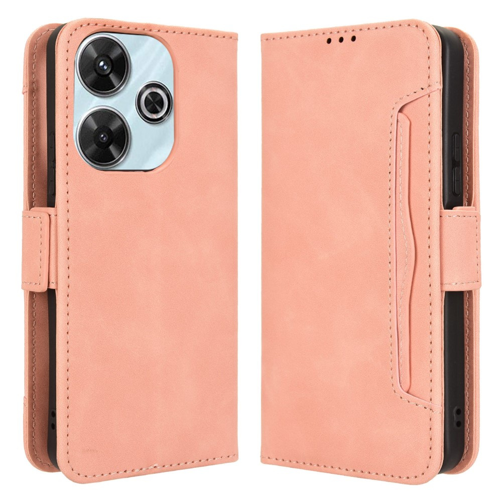 Klapphülle Für Xiaomi Redmi 13, Mit Kartenfach, Pink