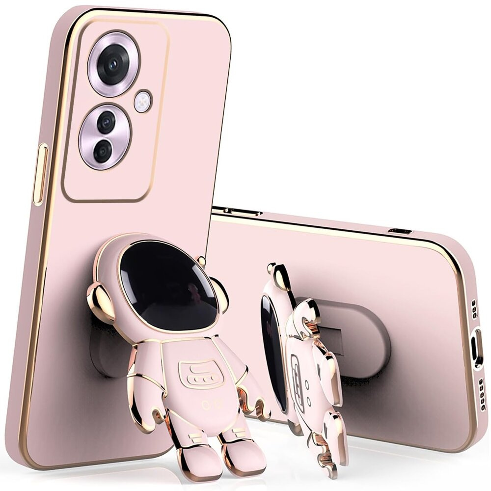 Schutzhülle Für Oppo Reno 11f 5g, Astronaut, Pink