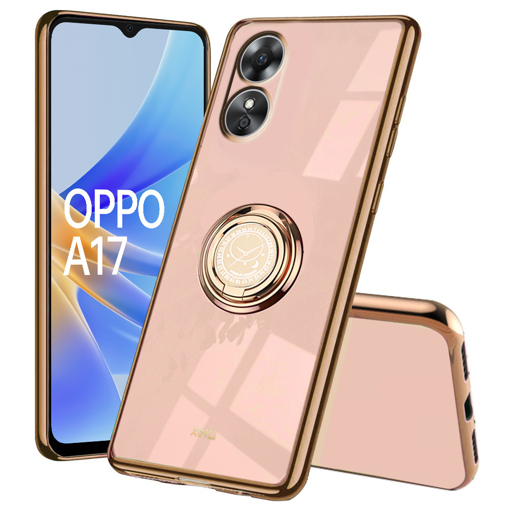Oppo A17 Hülle, Electro Ring, Pink