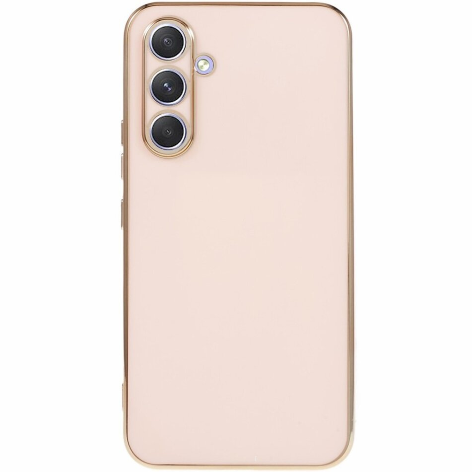 Schutzhülle Für Samsung Galaxy A15, Glamour Camshield, Pink + 9h-glas