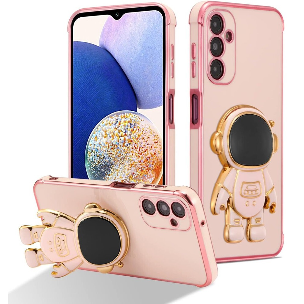 Samsung Galaxy M55 5g Hülle, Astronaut, Pink