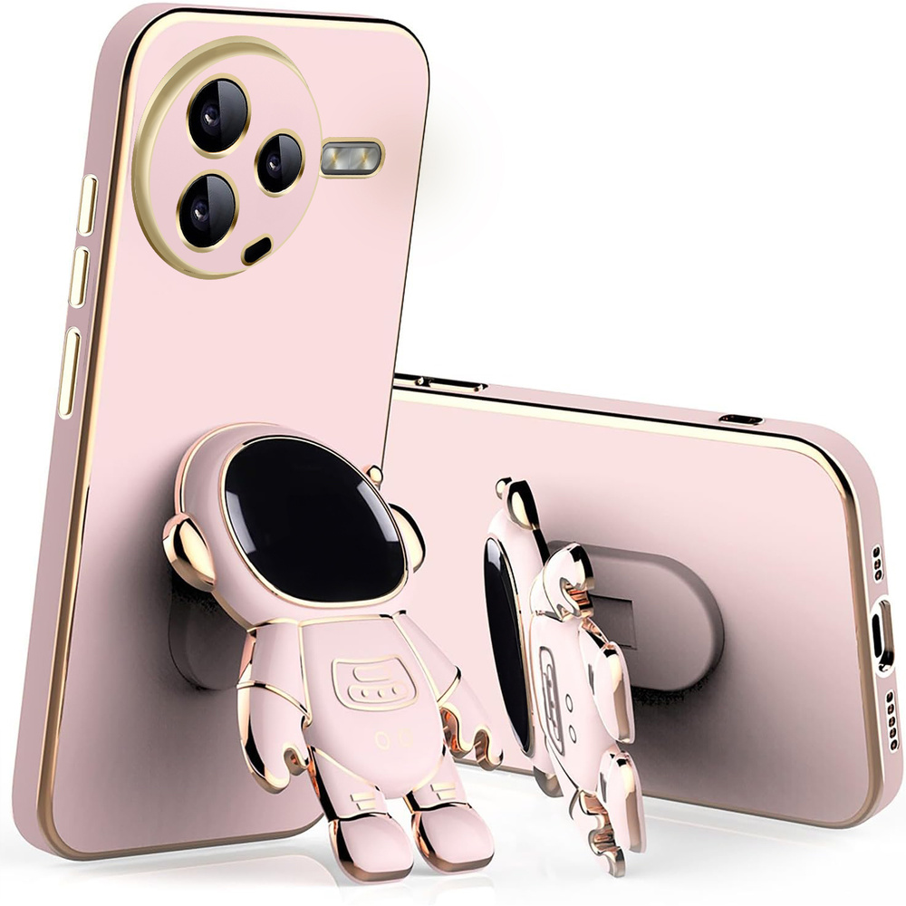 Schutzhülle Für Xiaomi Poco F7 Pro, Astronaut, Pink