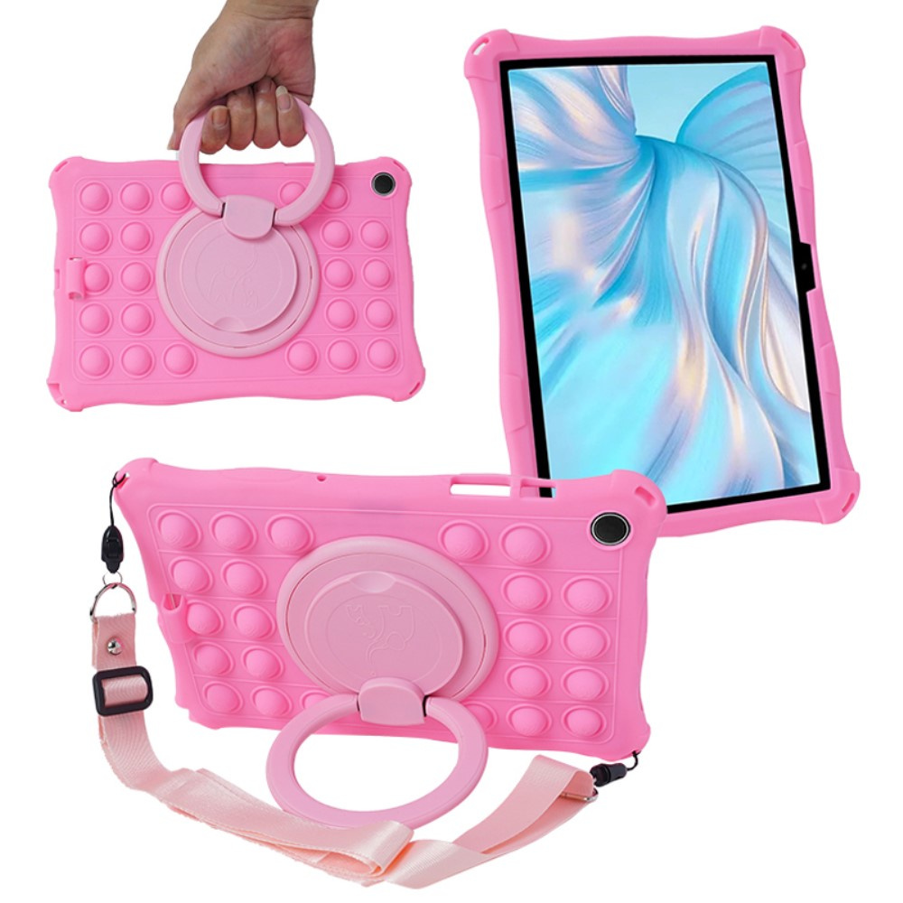 Kinderhülle Für Samsung Galaxy Tab A9+, Bubble, Rosa