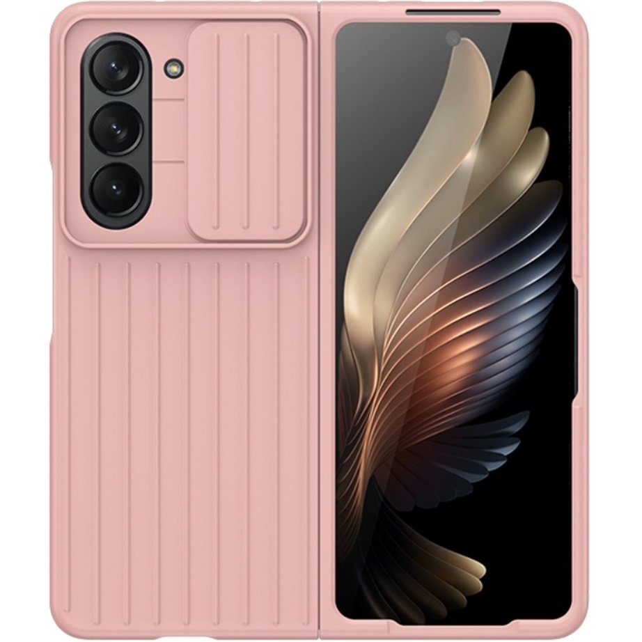 Pc-schutzhülle Für Samsung Galaxy Z Fold5 5g, Mit Kameraschutz, Pink