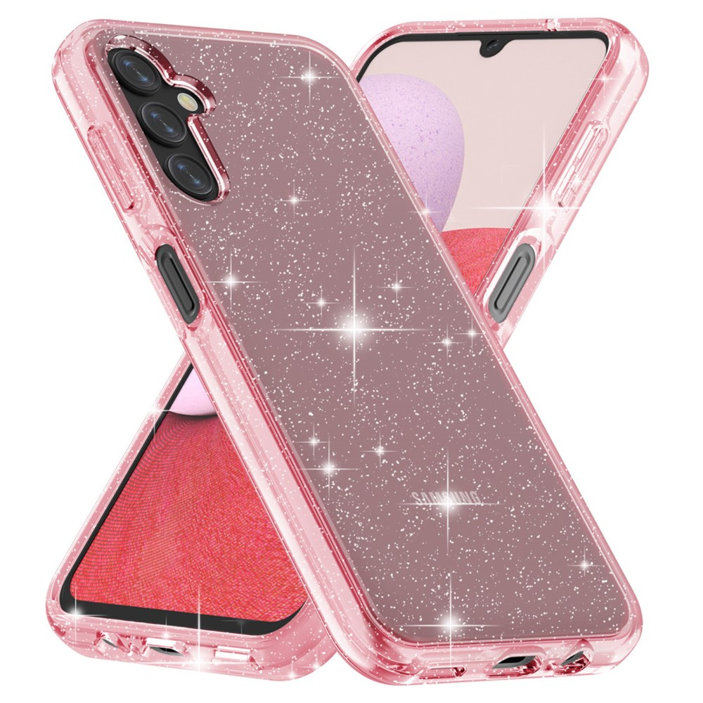 Samsung Galaxy A14 4g/5g Hülle, Glitzerpuder, Rosa
