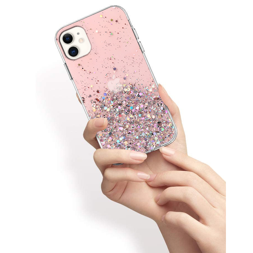 Iphone 11 Hülle, Glitzernd, Pink