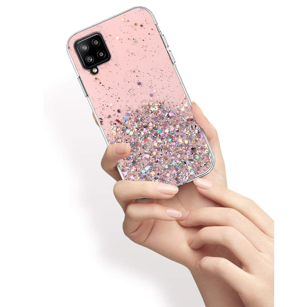 Samsung Galaxy A42 5g Hülle, Glitzernd, Pink