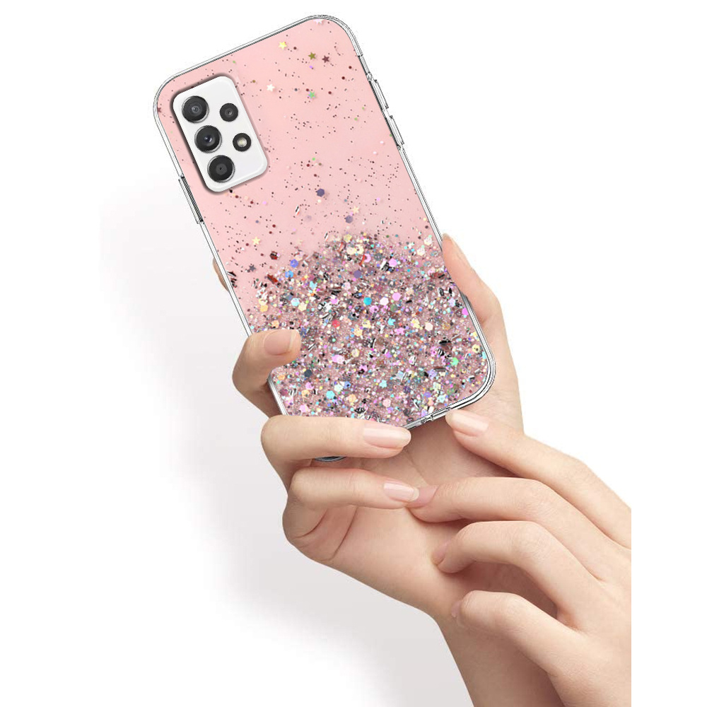 Samsung Galaxy A33 5g Hülle, Glitzernd, Pink