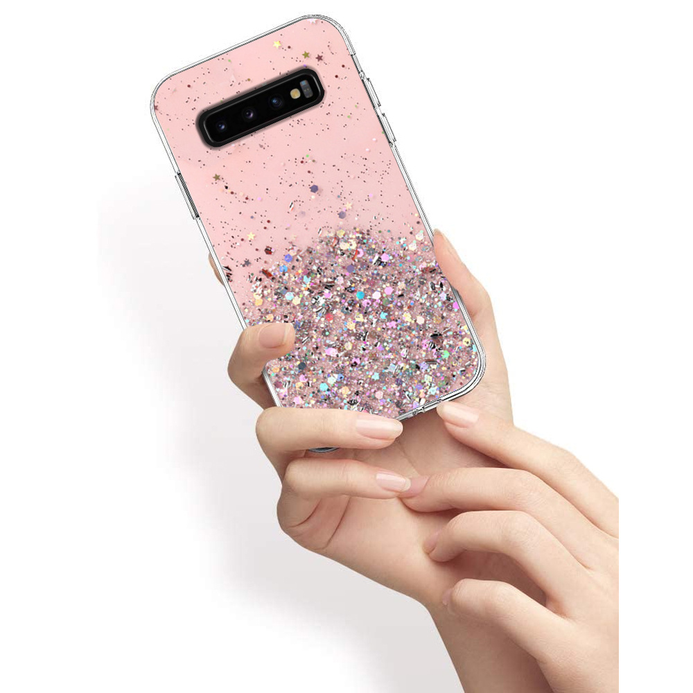 Samsung Galaxy S10 5g Hülle, Glitzernd, Pink
