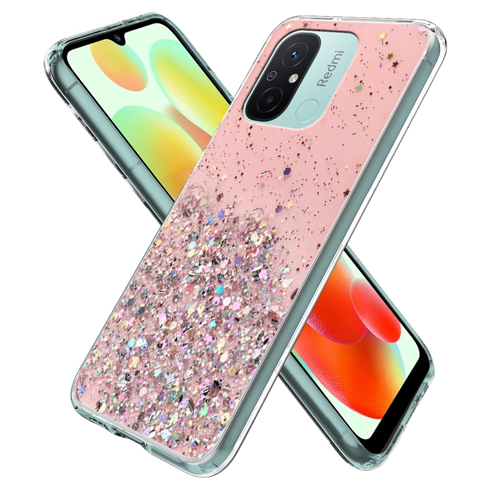 Schutzhülle Für Xiaomi Redmi 12c, Glitzernd, Pink