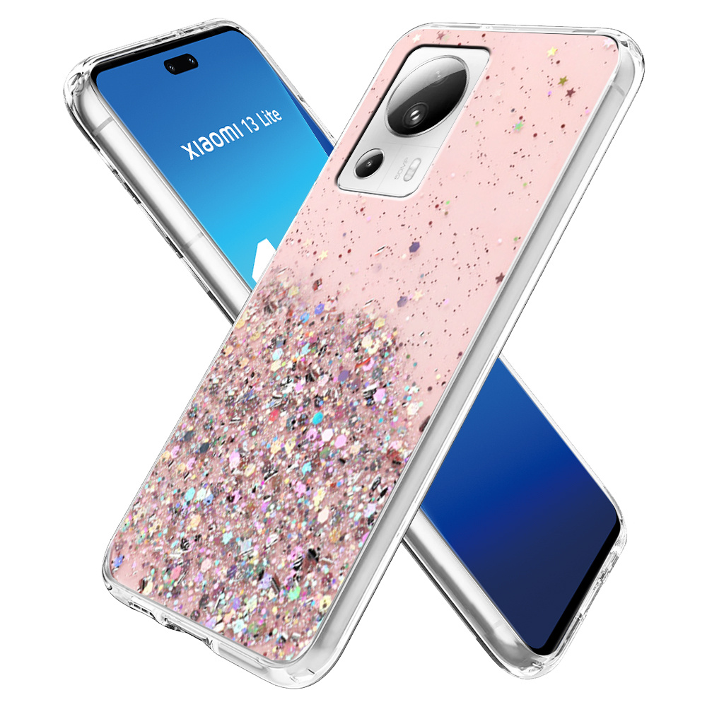 Schutzhülle Für Xiaomi 13 Lite, Glitzernd, Pink