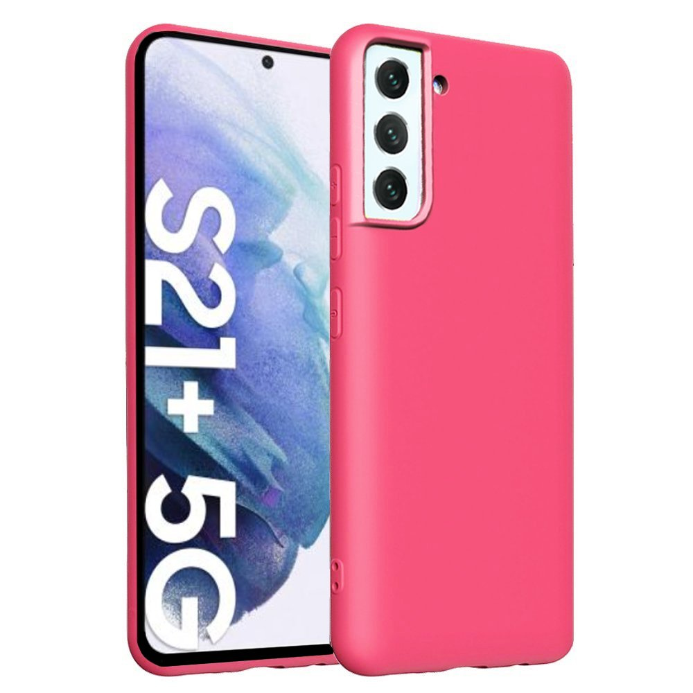 Erbord Silikon-schutzhülle Für Samsung Galaxy S21+ Plus, Pink