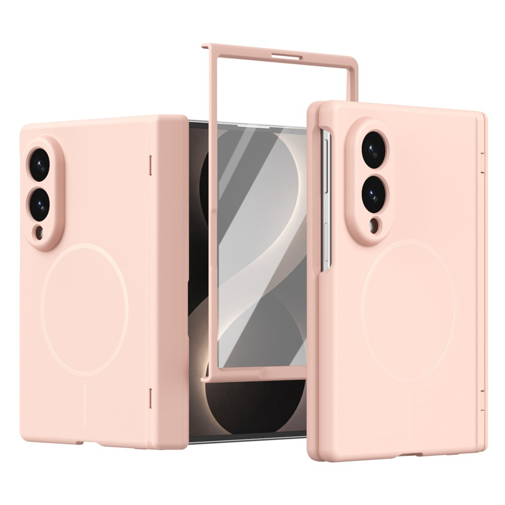 Samsung Galaxy Z Fold 8 Hülle Mit Externem Displayschutz, Magsafe-kompatibel, Pink