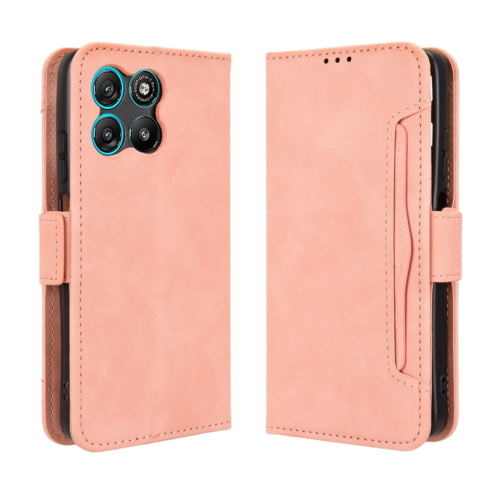 Klapphülle Für Motorola Moto G57 Power, Kartenfach, Pink