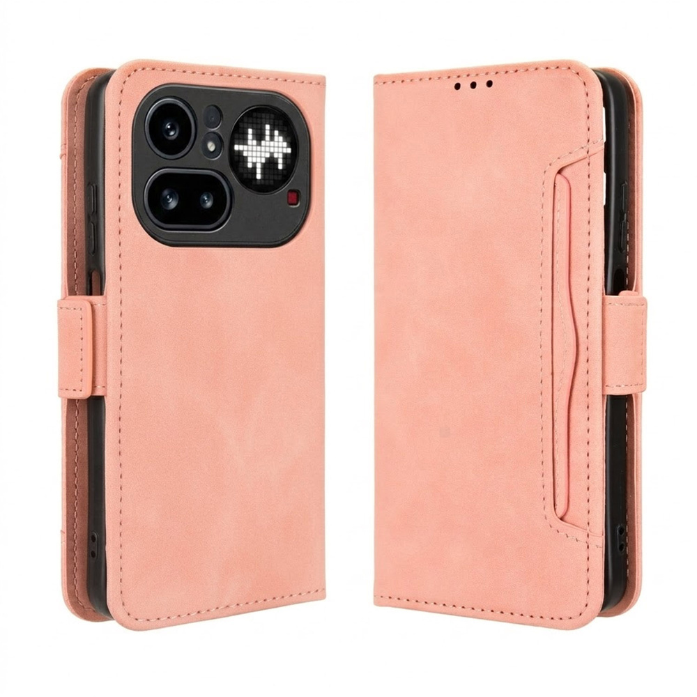 Klapphülle Für Nothing Phone (4a) Pro, Kartenfach, Pink