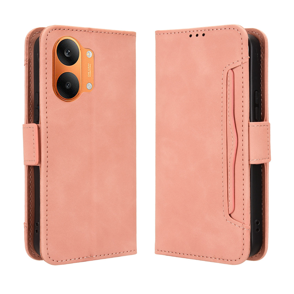 Klapphülle Für Xiaomi Poco X8 Pro Max, Mit Kartenfach, Pink