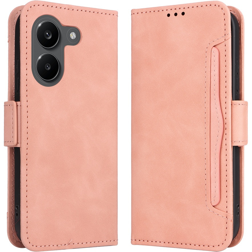 Klapphülle Für Xiaomi Poco X8 Pro, Mit Kartenfach, Pink