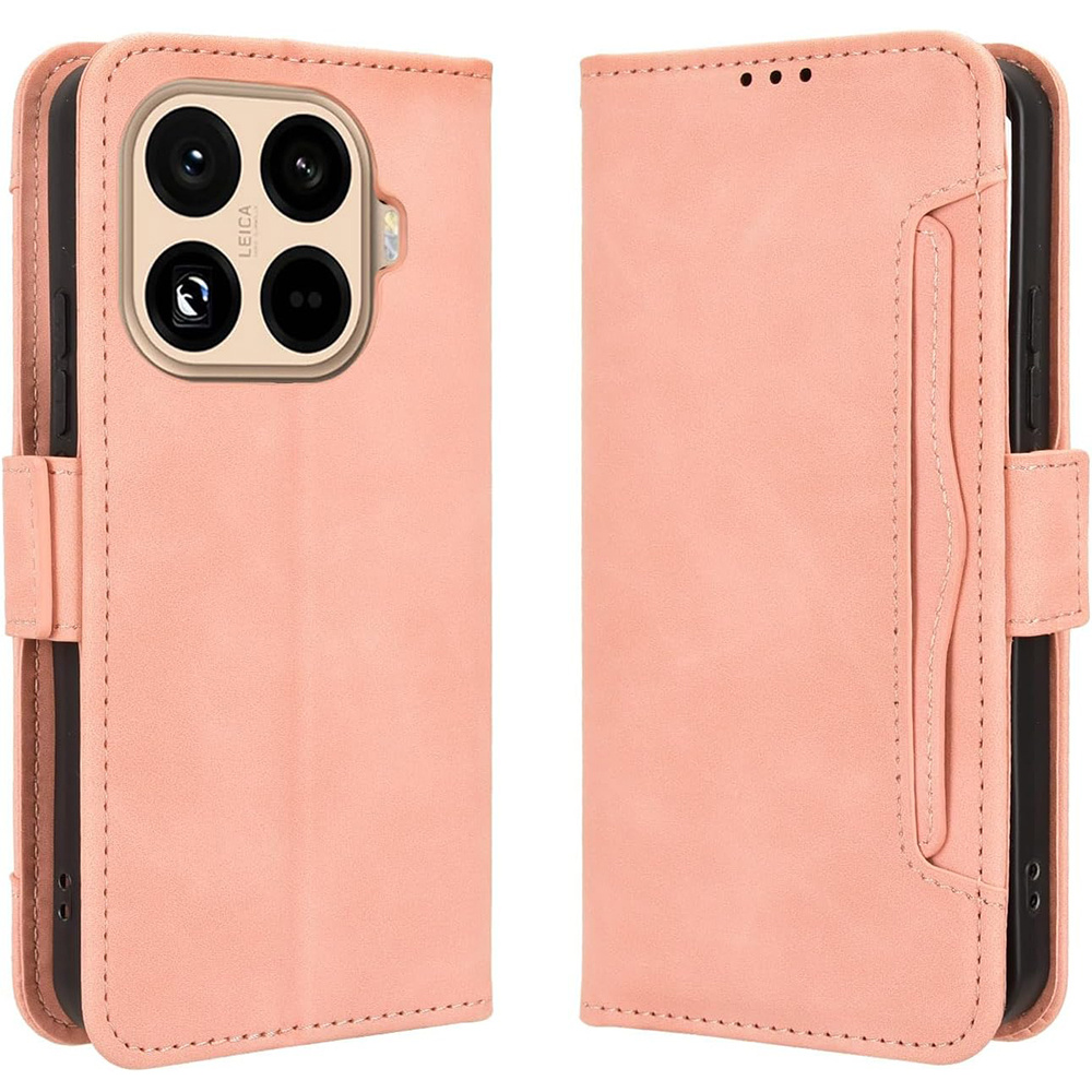 Klapphülle Für Xiaomi 15t Pro, Mit Kartenfach, Pink