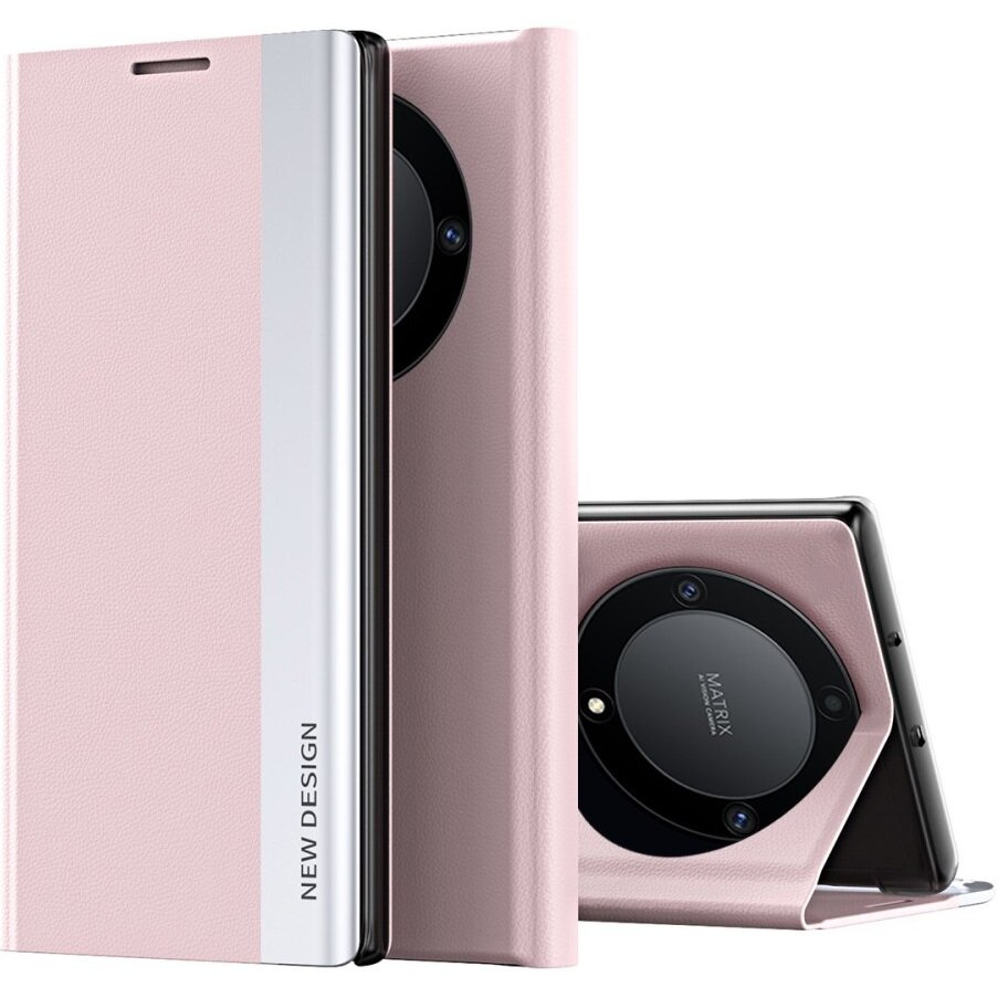 Honor Magic 6 Lite 5g Flip Case, Seitlich Magnetisch, Pink