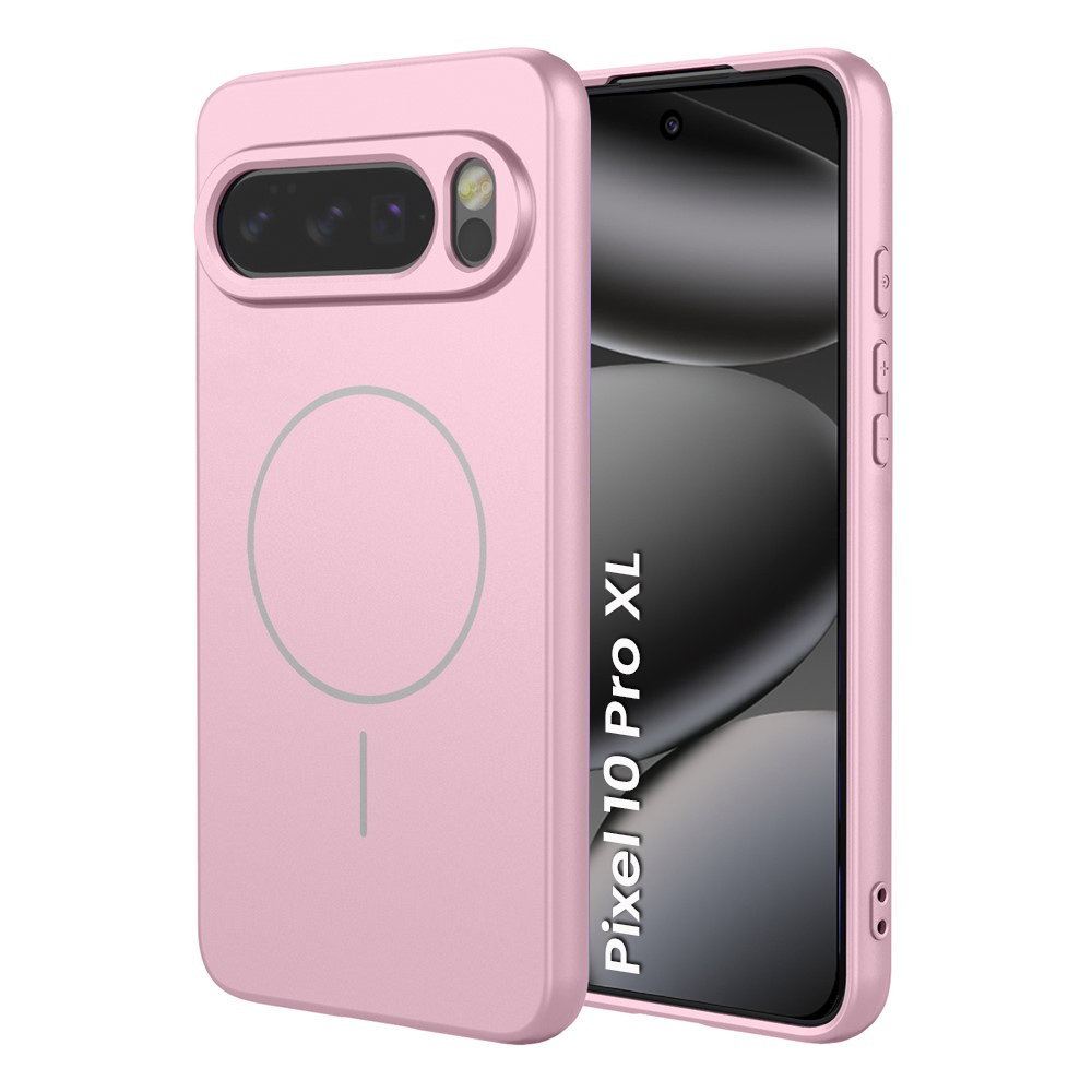 Hülle Für Google Pixel 10 Pro Xl, Mit Magsafe-anschluss, Silikon, Pink