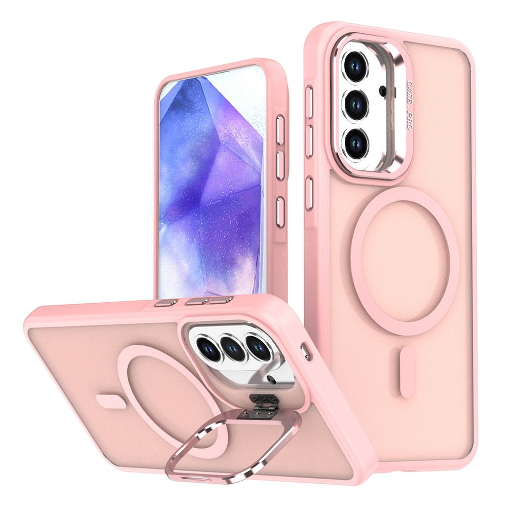 Samsung Galaxy A37 5g Skin-touch-hülle Mit Ständer, Magsafe, Pink
