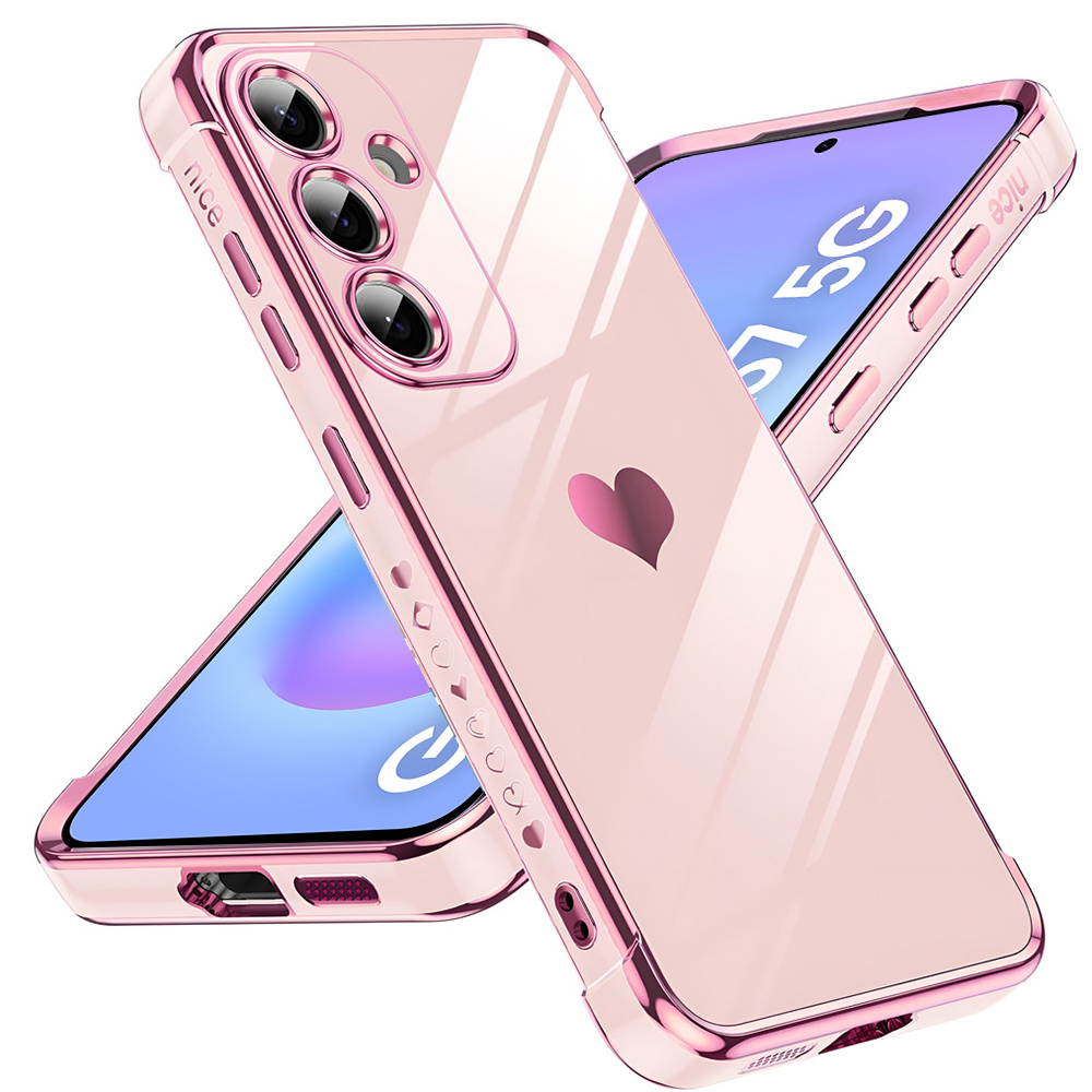 Schutzhülle Für Samsung Galaxy A57 5g, Elektroherz, Pink