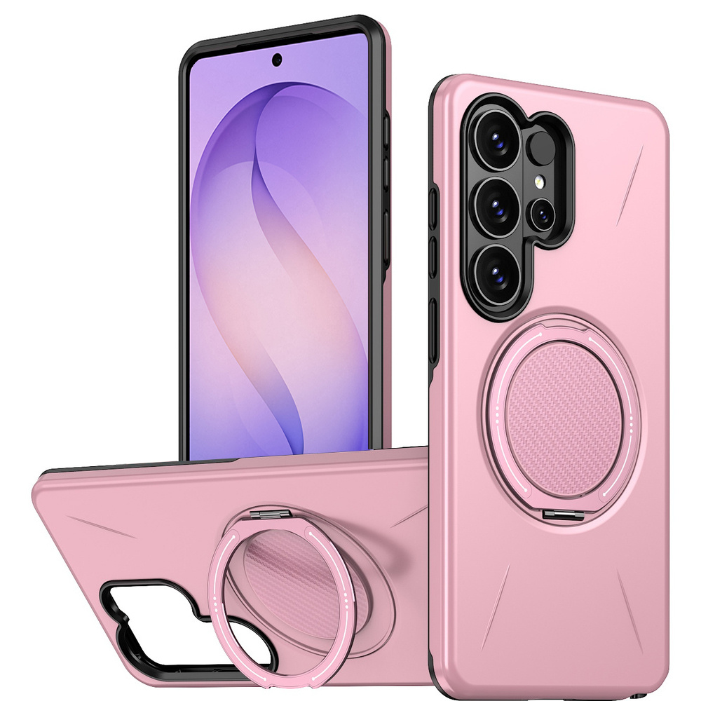 Samsung Galaxy S26 Ultra Hülle, Magsafe-kompatibel, Mit Ständer, Pink