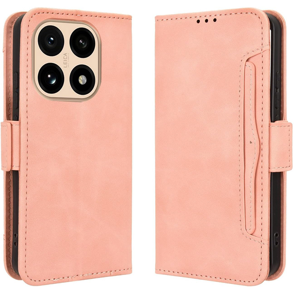 Klapphülle Für Xiaomi 15t, Mit Kartenfach, Pink