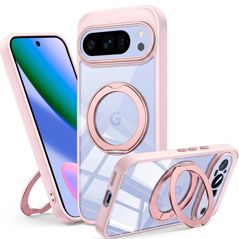 Schutzhülle Für Google Pixel 10 / 10 Pro, Mit Ständer, Pink