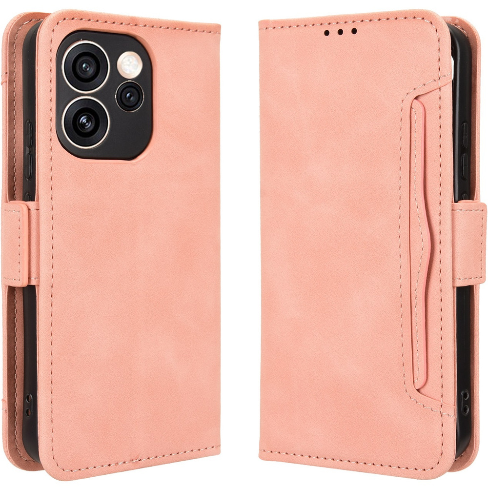 Klapphülle Für Oppo Reno 15 F / 15 Fs, Mit Kartenfach, Pink