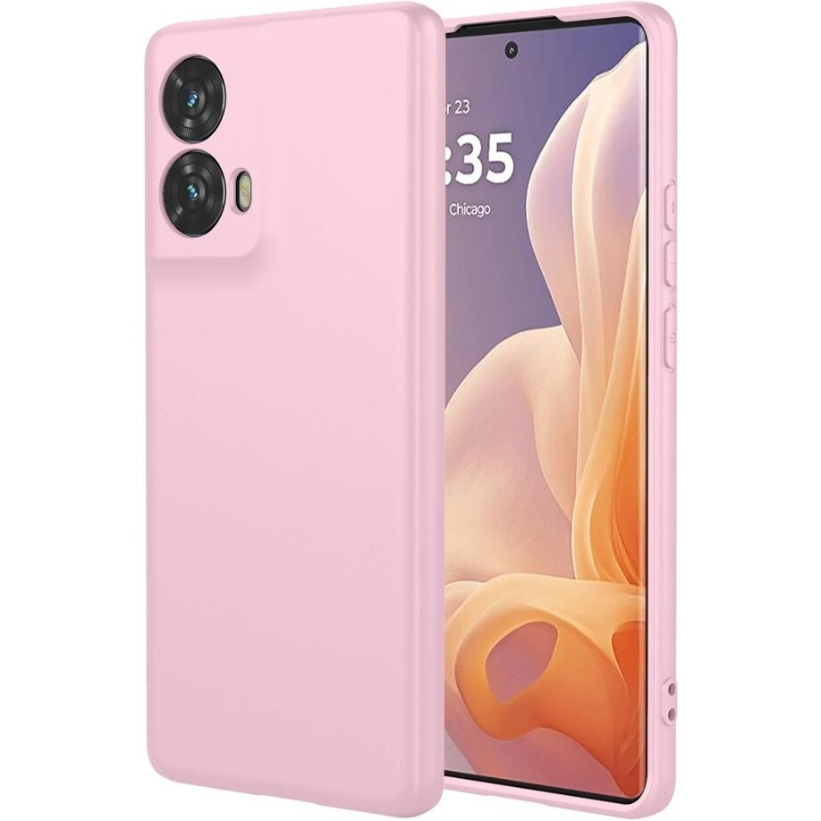 Schutzhülle Für Motorola Moto G24 / G24 Power / G04, Silikon Lite, Pink