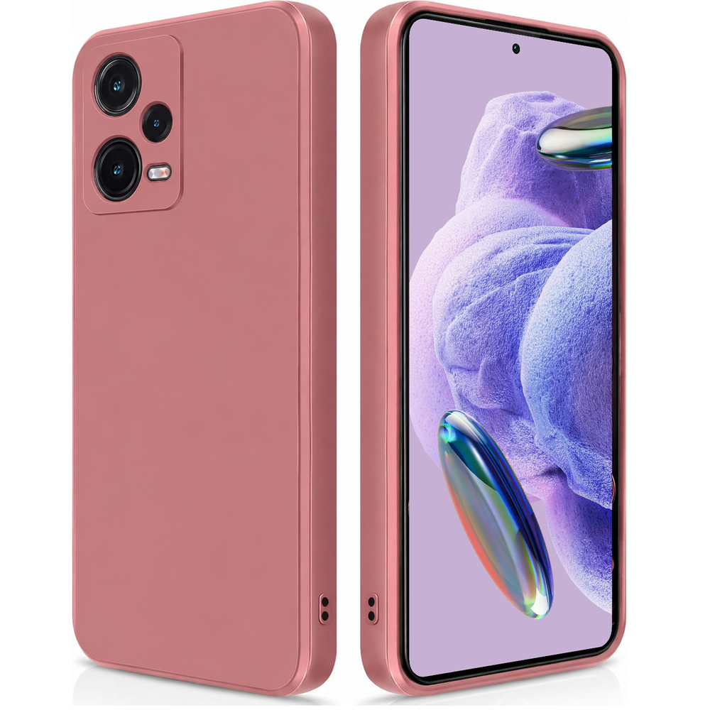 Schutzhülle Für Xiaomi Redmi Note 12 Pro+ 5g, Silikon Lite, Rosa