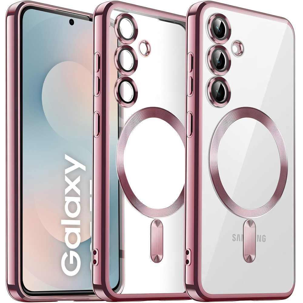 Schutzhülle Für Samsung Galaxy S25 Fe, Electro Magsafe, Pink