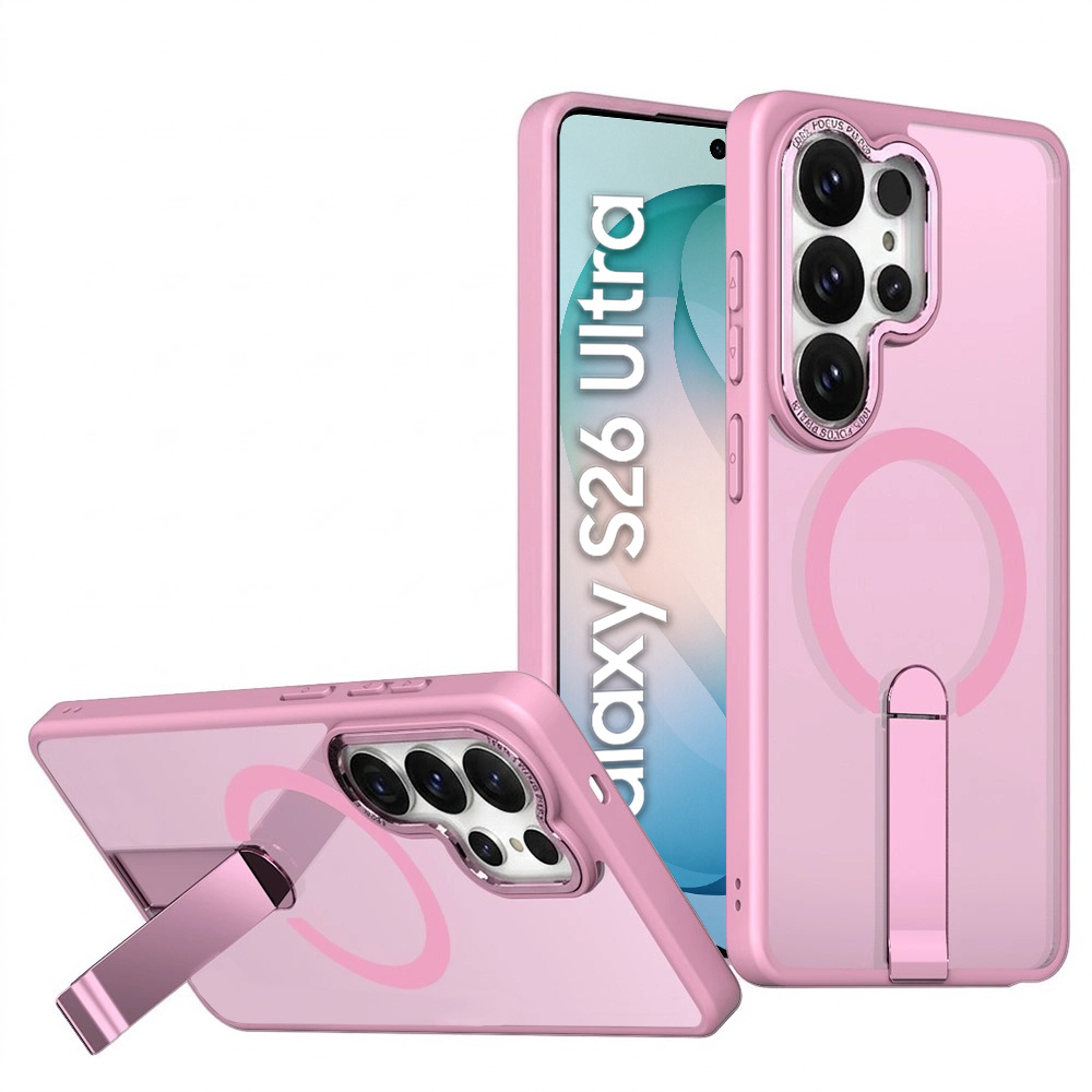 Samsung Galaxy S26 Ultra Fusion Hybrid-hülle Mit Magsafe Und Ständer, Pink