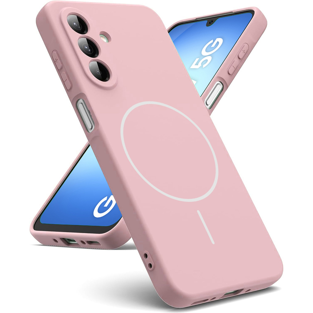Schutzhülle Für Samsung Galaxy A17 5g, Mit Magsafe-anschluss, Silikon, Pink