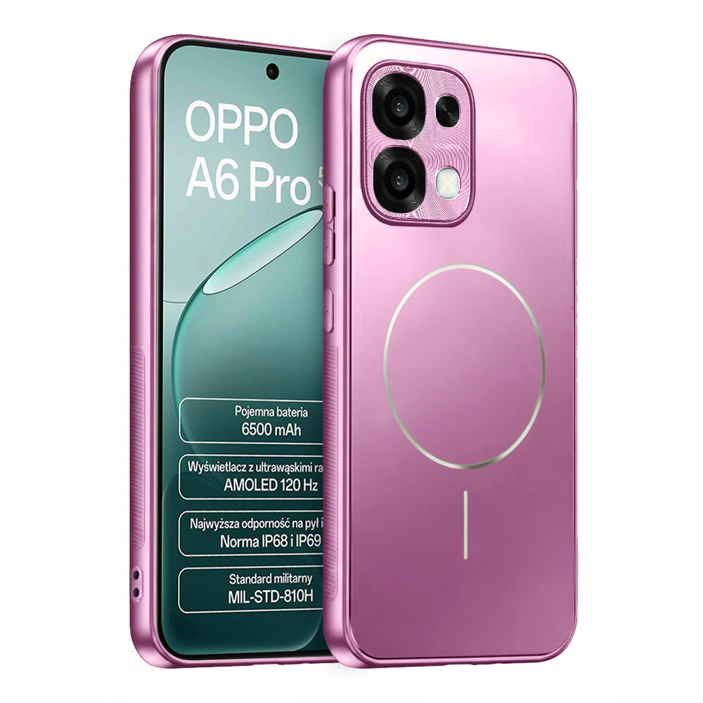Schutzhülle Für Oppo A6 Pro 5g, Mit Magsafe, Pink