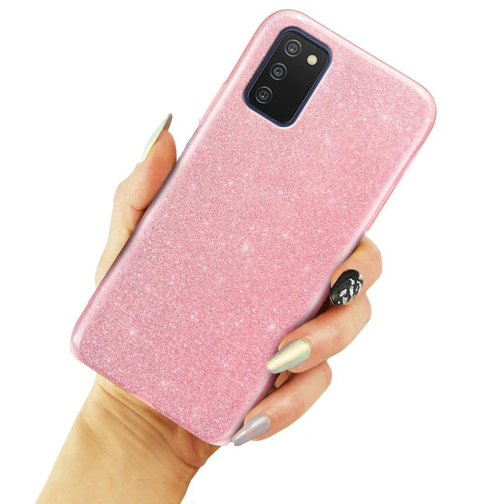 Glitzerhülle Für Samsung Galaxy A03s, Pink
