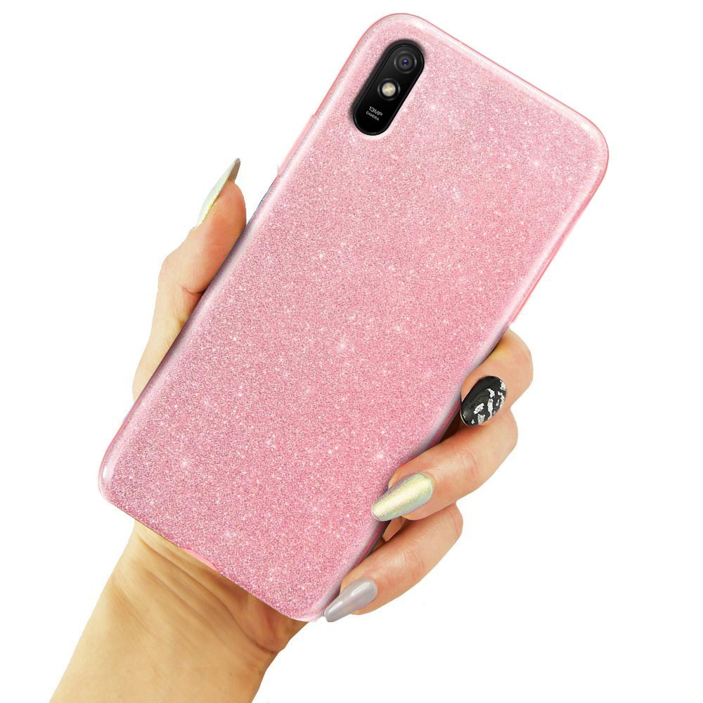 Glitzerhülle Für Xiaomi Redmi 9a, Pink