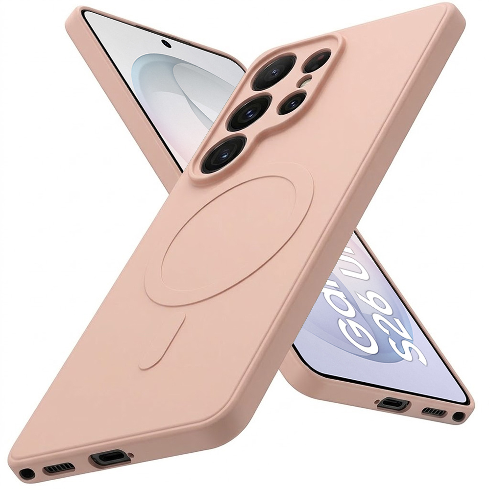Silikon-magsafe-hülle Für Samsung Galaxy S26 Ultra, Pink
