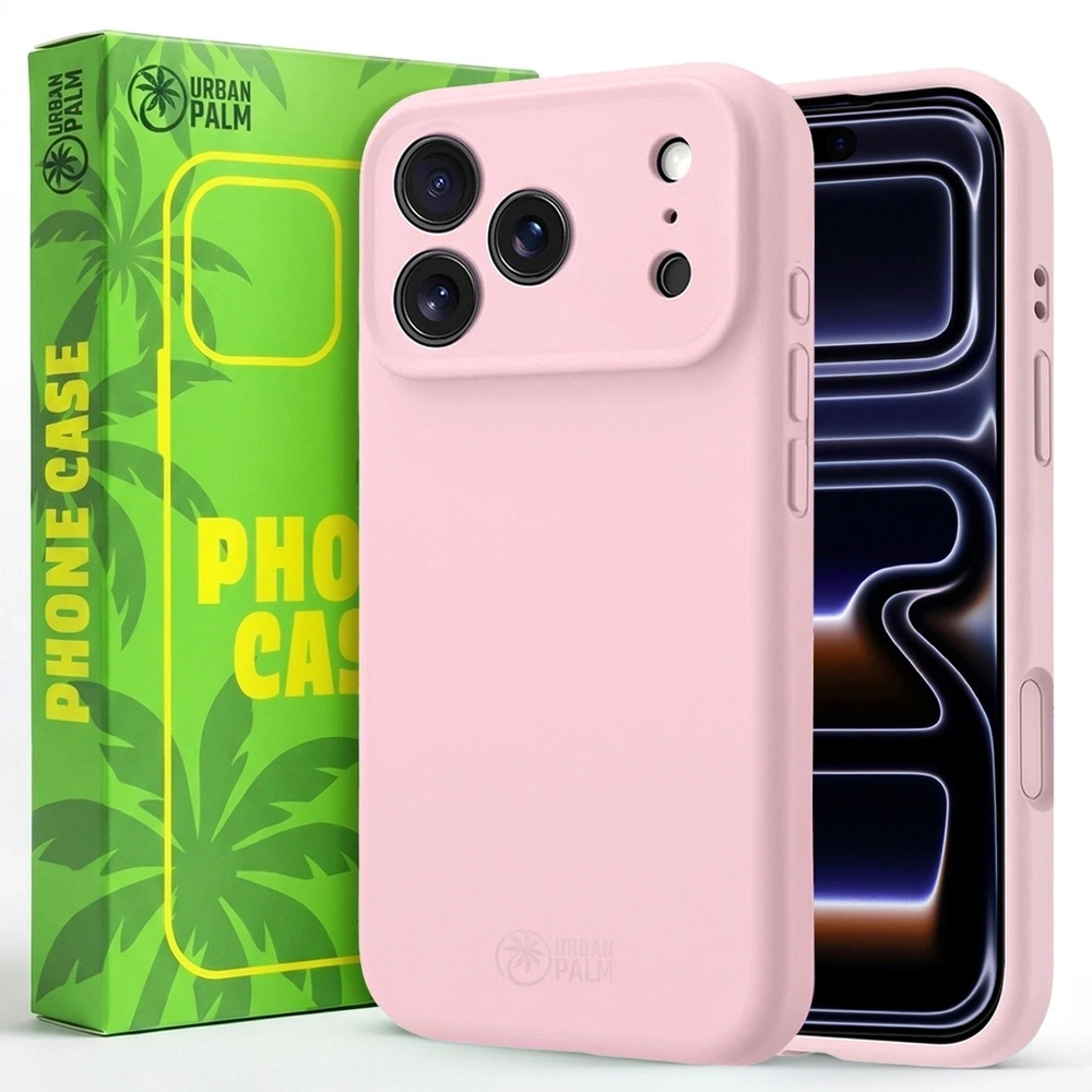 Urbanpalm Iphone 17 Pro Max Silikonhülle Für Magsafe, Puderrosa