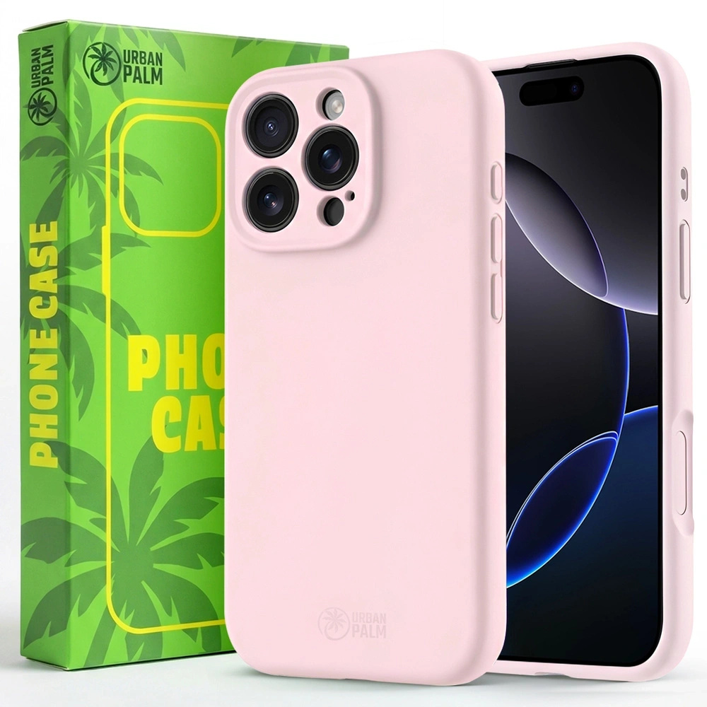 Urbanpalm Iphone 16 Pro Silikonhülle Für Magsafe, Puderrosa