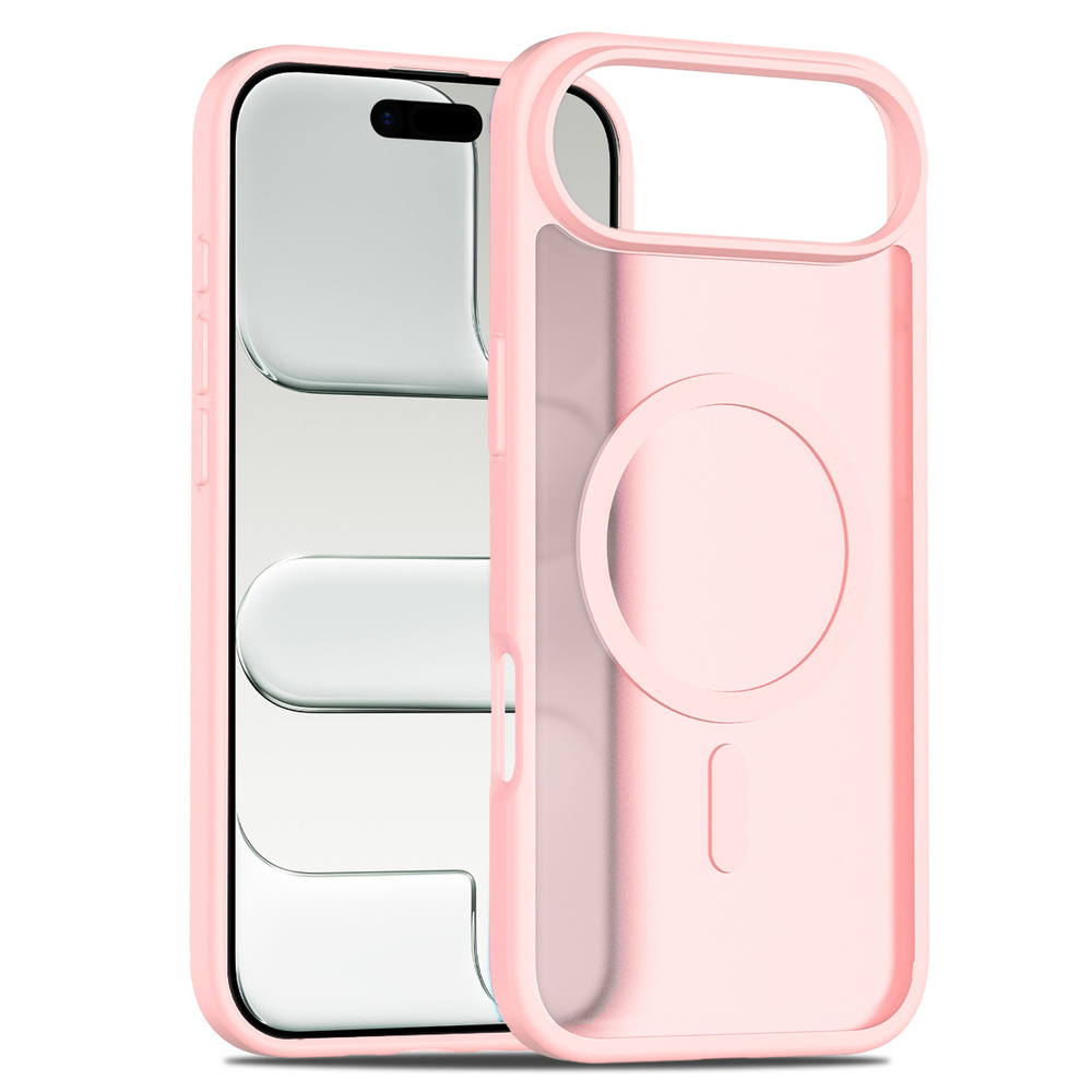Iphone Air Hüllenset, Matte Hülle Für Magsafe, Mattes Rosa + Displayschutzfolie