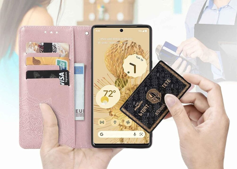 Klapphülle Für Oppo Reno 11f 5g, Mandala, Roségold