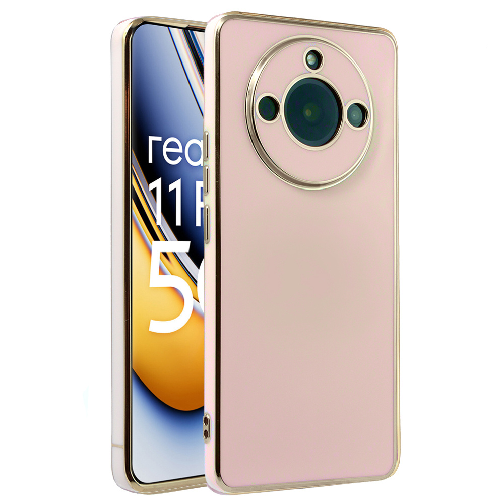 Realme 11 Pro 5g / Pro+ 5g Hülle, Glamour Camshield, Roségold