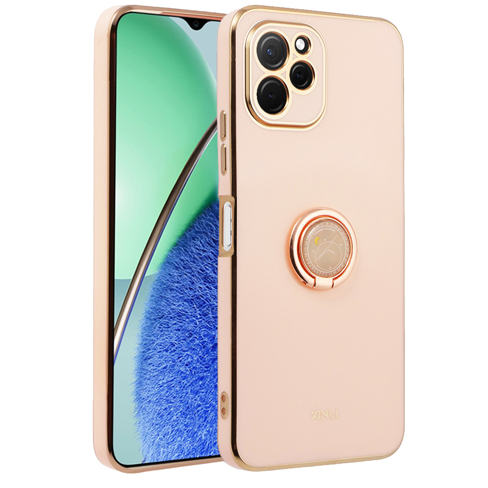 Hülle Für Huawei Nova Y61, Electro Ring, Roségold