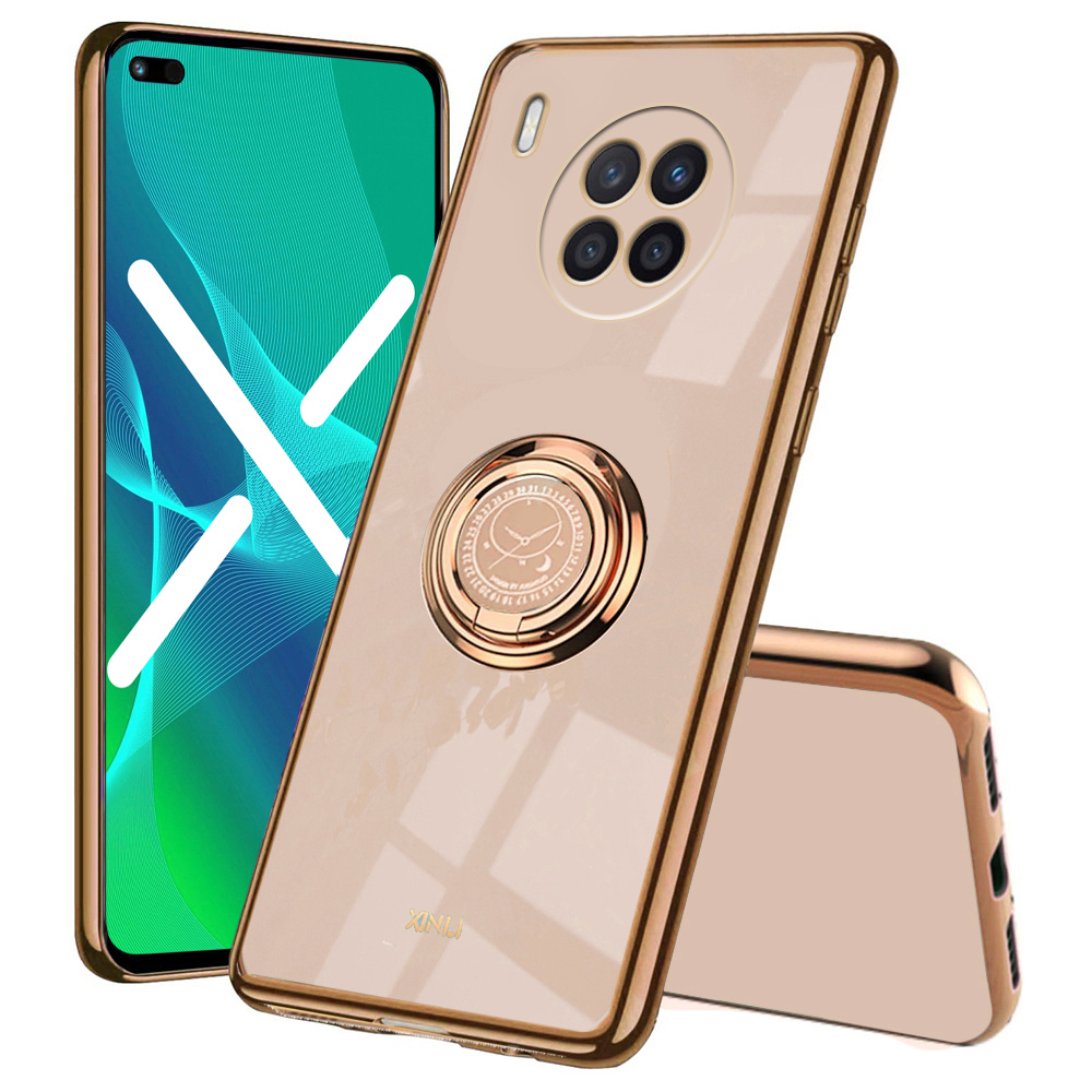 Hülle Für Huawei Nova 8i, Hülle, Electro Ring, Roségold