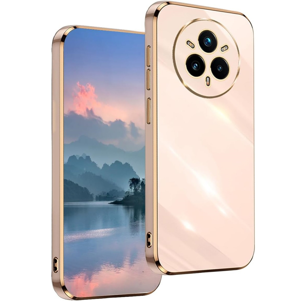 Realme 14 Pro 5g Hülle, Glamour Camshield, Roségold