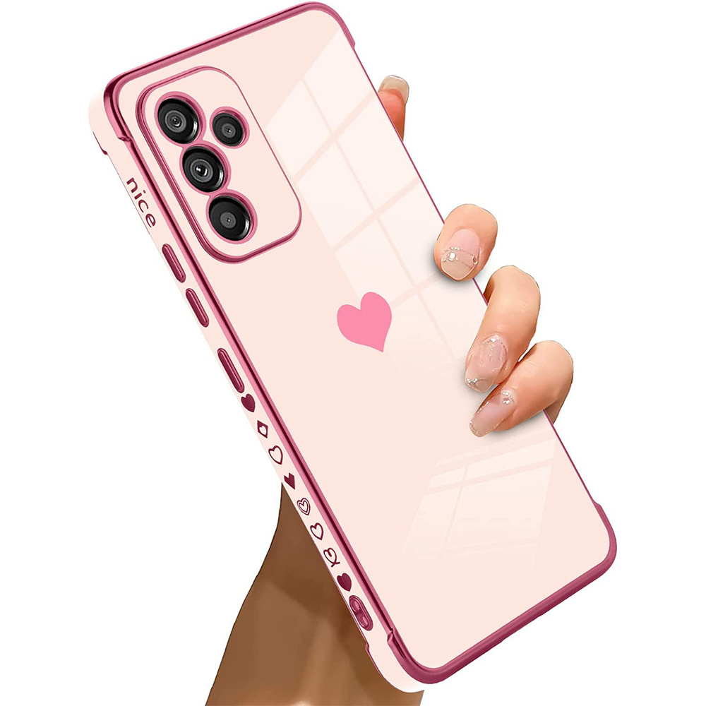 Hülle Für Samsung Galaxy A34 5g, Elektroherz, Roségold