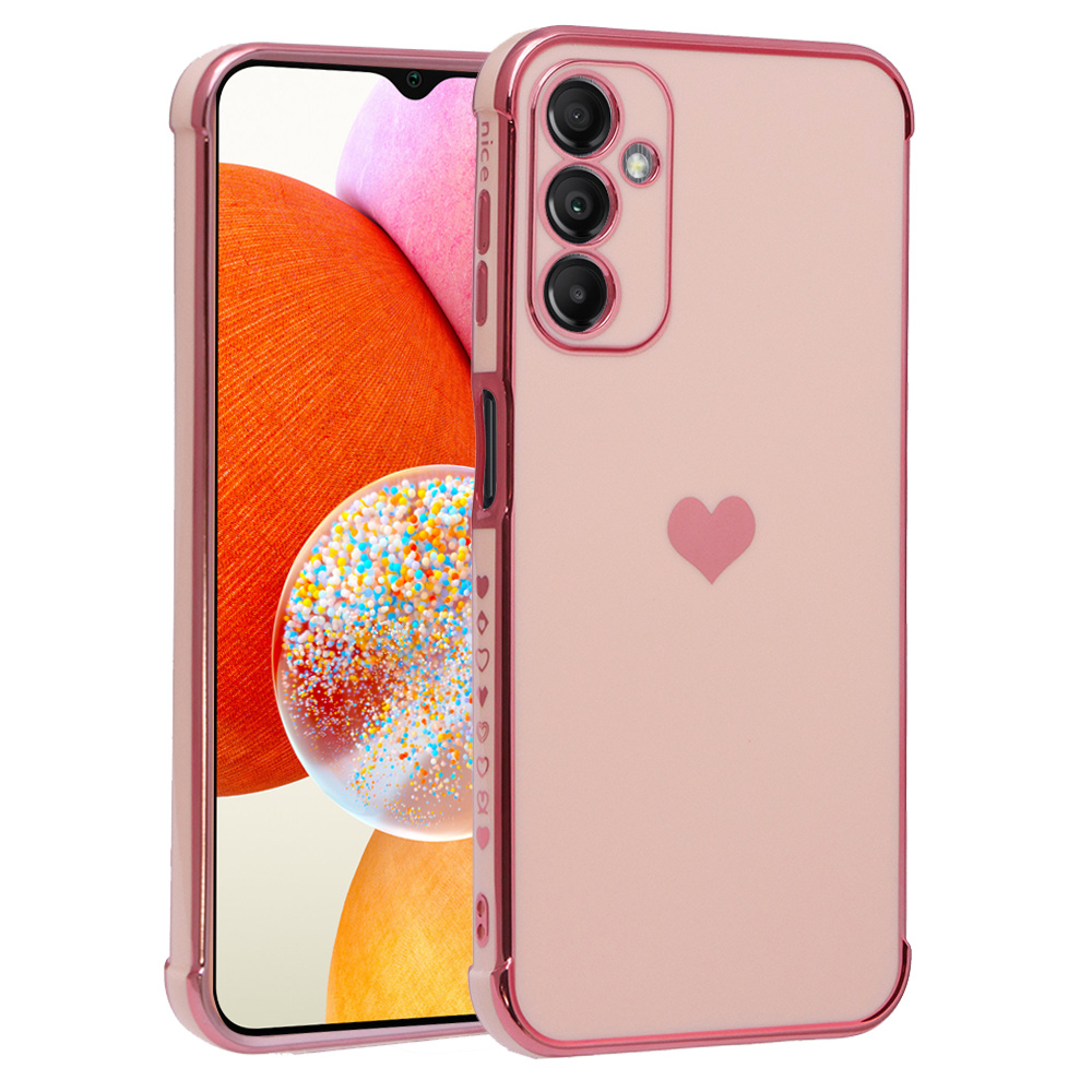 Schutzhülle Für Samsung Galaxy A14 4g/5g, Elektroherz, Roségold